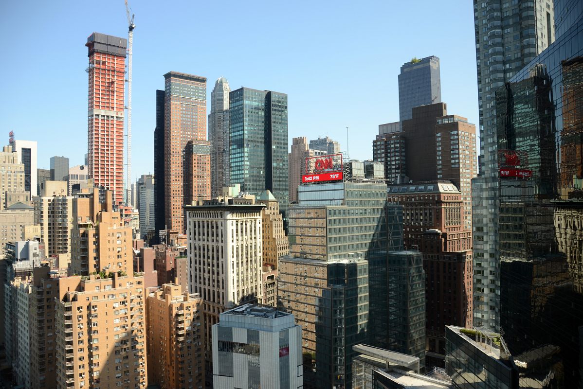 29 One57 Being Built, Carnegie Hall Tower, CitySpire Center, 810 7th Ave From Mandarin Oriental Lobby Bar New York Columbus Circle